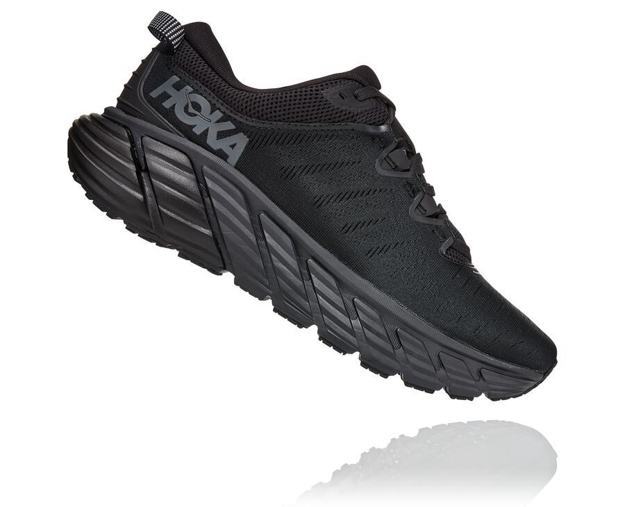 Tenis Hoka One One Hombre Negros - Gaviota 3 - BQYF67158